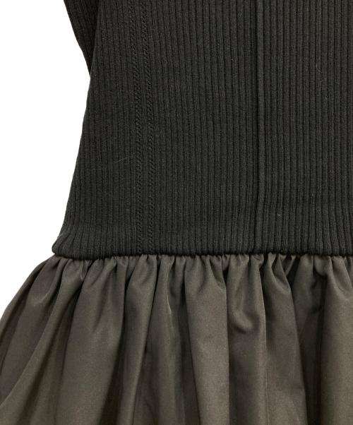 PRANK PROJECT（プランクプロジェクト）PRANK PROJECT (プランクプロジェクト) Balloon Hem Knit Cami ブラック サイズ:FREEの古着・服飾アイテム