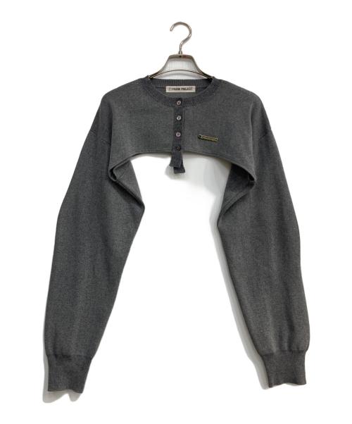 PRANK PROJECT（プランクプロジェクト）PRANK PROJECT (プランクプロジェクト) Multi-way Combination Knit ブラック×グレー サイズ:Freeの古着・服飾アイテム