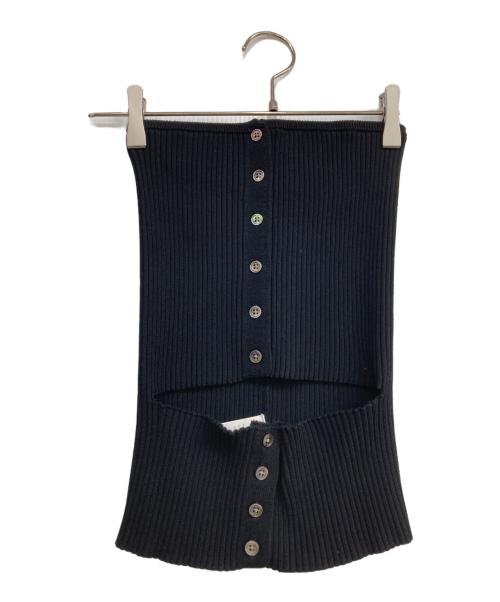 PRANK PROJECT（プランクプロジェクト）PRANK PROJECT (プランクプロジェクト) Multi-way Combination Knit ブラック×グレー サイズ:Freeの古着・服飾アイテム