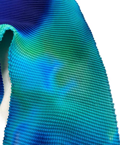 me ISSEY MIYAKE（ミーイッセイ ミヤケ）me ISSEY MIYAKE (ミーイッセイ ミヤケ) AURORA ブラウス ブルー サイズ:Freeの古着・服飾アイテム