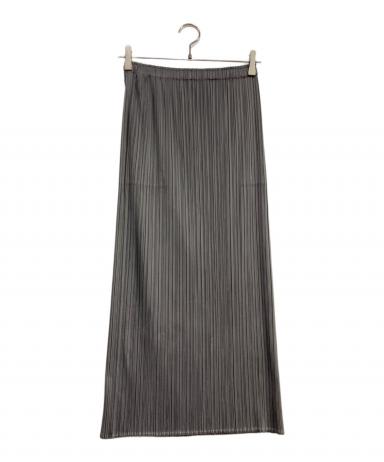 PLEATS PLEASE プリーツプリーズ スカート グレーサイズ:3(M) 中古・古着通販】PLEATS PLEASE (プリーツプリーズ) BASICS プリーツ