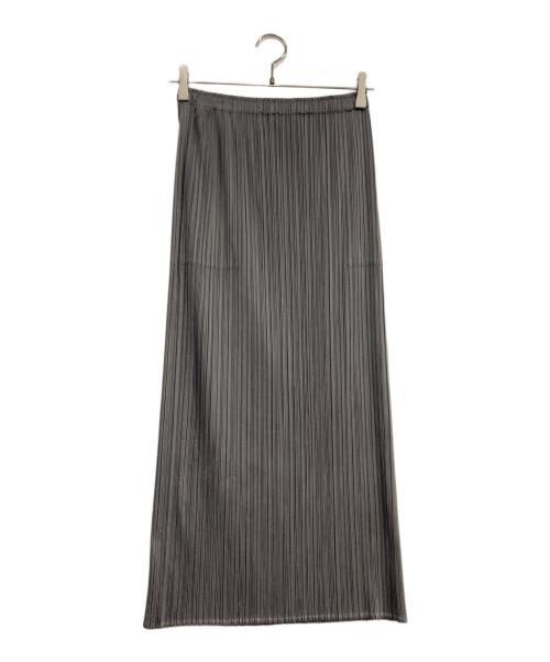 PLEATS PLEASE（プリーツプリーズ）PLEATS PLEASE (プリーツプリーズ) BASICS プリーツスカート グレー サイズ:4の古着・服飾アイテム