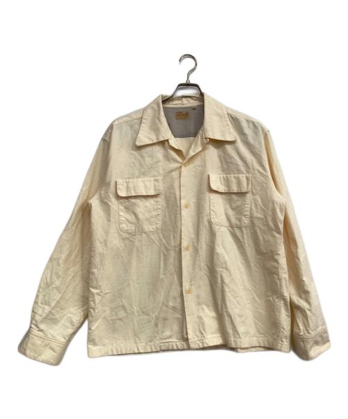 STYLE EYES（スタイルアイズ）STYLE EYES (スタイルアイズ) Mid 1950s Style Flannel Sports Shirt アイボリー サイズ:XLの古着・服飾アイテム