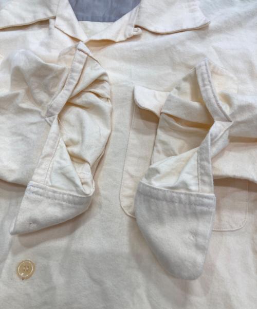 STYLE EYES（スタイルアイズ）STYLE EYES (スタイルアイズ) Mid 1950s Style Flannel Sports Shirt アイボリー サイズ:XLの古着・服飾アイテム
