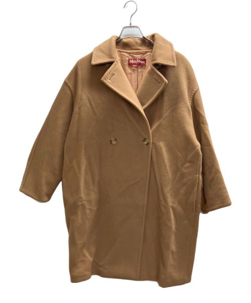 Max Mara Studio（マックスマーラ ストゥディオ）MAX MARA STUDIO (マックスマーラ ストゥディオ) ウールコート ブラウン サイズ:42の古着・服飾アイテム