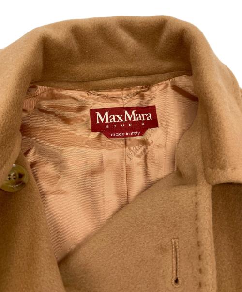 Max Mara Studio（マックスマーラ ストゥディオ）MAX MARA STUDIO (マックスマーラ ストゥディオ) ウールコート ブラウン サイズ:42の古着・服飾アイテム