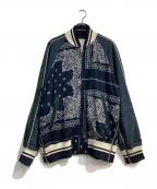 sacaiサカイ）の古着「BandanaBomber Jacket」｜ネイビー