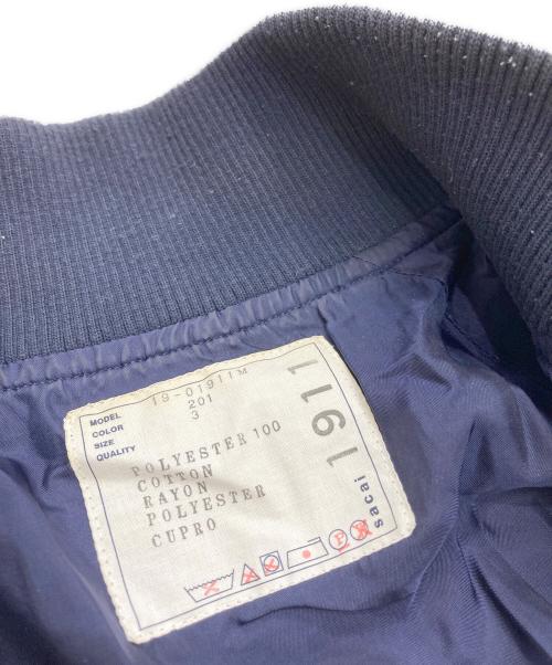 sacai（サカイ）sacai (サカイ) BandanaBomber Jacket ネイビー サイズ:3の古着・服飾アイテム
