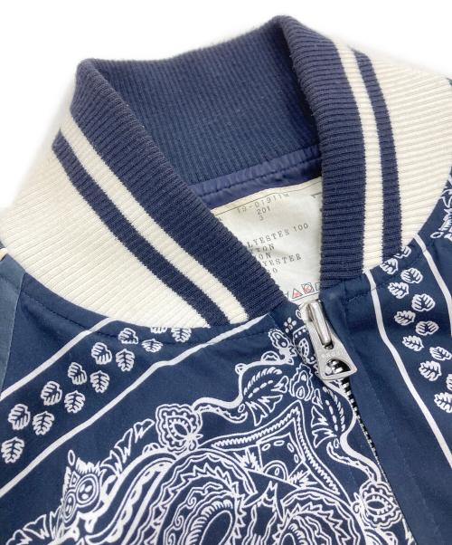sacai（サカイ）sacai (サカイ) BandanaBomber Jacket ネイビー サイズ:3の古着・服飾アイテム