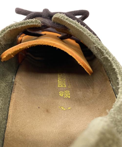 BIRKENSTOCK（ビルケンシュトック）BIRKENSTOCK (ビルケンシュトック) バイカラーシューズ ブラウン×オレンジ サイズ:26cmの古着・服飾アイテム