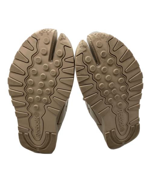 Maison Margiela（メゾンマルジェラ）Maison Margiela (メゾンマルジェラ) REEBOK (リーボック) TABI ローカットスニーカー ベージュ サイズ:27cmの古着・服飾アイテム