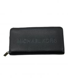 MICHAEL KORS（マイケル・コース）の古着「ラウンドジップウォレット」｜ブラック