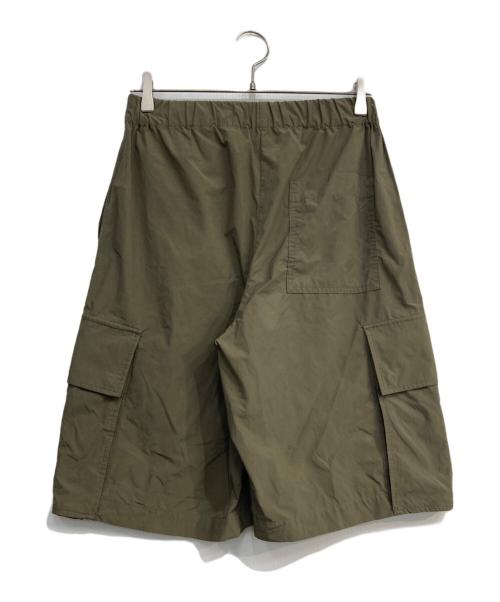OFFWHITE（オフホワイト）OFFWHITE (オフホワイト) Industrial khaki cargo shorts グリーン サイズ:Sの古着・服飾アイテム