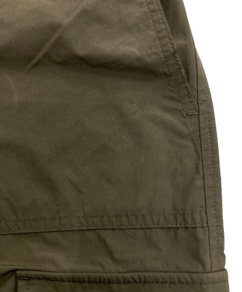 OFFWHITE（オフホワイト）OFFWHITE (オフホワイト) Industrial khaki cargo shorts グリーン サイズ:Sの古着・服飾アイテム