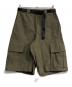 OFFWHITE（オフホワイト）の古着「Industrial khaki cargo shorts」｜グリーン