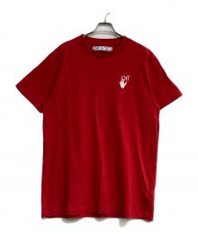 OFFWHITE（オフホワイト）の古着「CUT HERE SLIM TEE」｜レッド