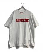 SUPREMEシュプリーム）の古着「Twill Applique S/S Top」｜ホワイト