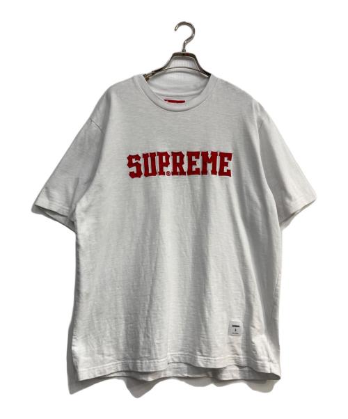 SUPREME（シュプリーム）SUPREME (シュプリーム) Twill Applique S/S Top ホワイト サイズ:Ⅼの古着・服飾アイテム