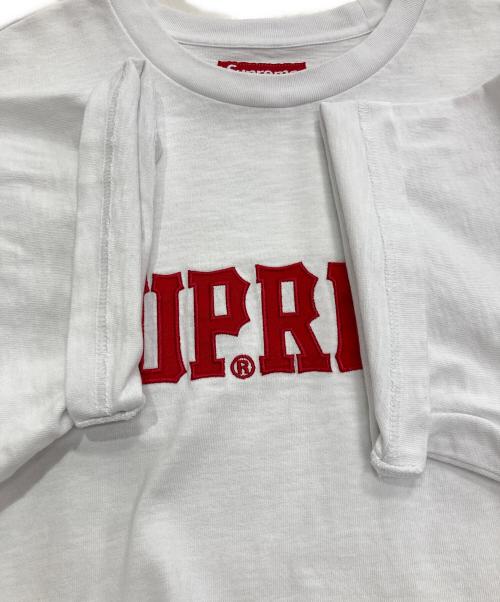 SUPREME（シュプリーム）SUPREME (シュプリーム) Twill Applique S/S Top ホワイト サイズ:Ⅼの古着・服飾アイテム