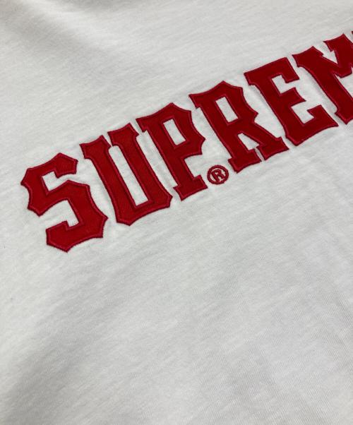 SUPREME（シュプリーム）SUPREME (シュプリーム) Twill Applique S/S Top ホワイト サイズ:Ⅼの古着・服飾アイテム