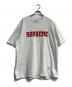 SUPREME（シュプリーム）の古着「Twill Applique S/S Top」｜ホワイト