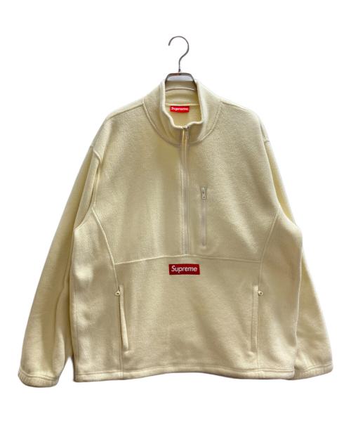 SUPREME（シュプリーム）Supreme (シュプリーム) Polartec Half Zip Pullover アイボリー サイズ:Ⅼの古着・服飾アイテム