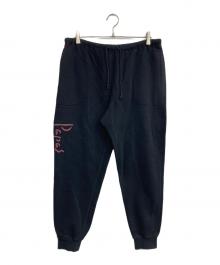PAPAS（パパス）の古着「吊り編み裏毛スウェットパンツ」｜ブラック