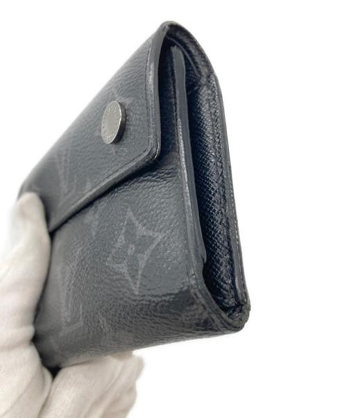 LOUIS VUITTON（ルイ ヴィトン）LOUIS VUITTON (ルイ ヴィトン) チェーンコンパクトウォレット　モノグラム・エクリプス ブラックの古着・服飾アイテム