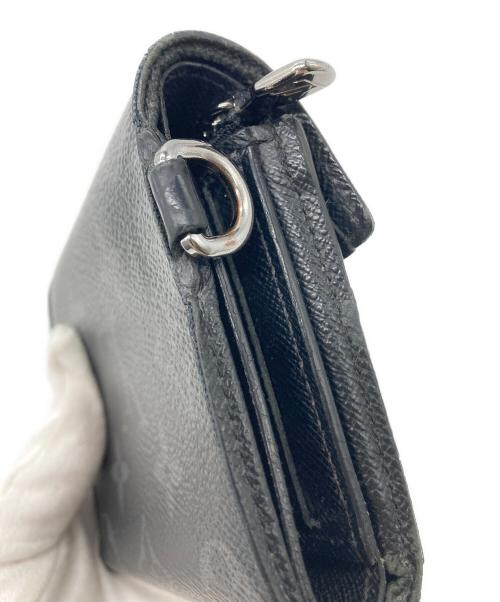 LOUIS VUITTON（ルイ ヴィトン）LOUIS VUITTON (ルイ ヴィトン) チェーンコンパクトウォレット　モノグラム・エクリプス ブラックの古着・服飾アイテム