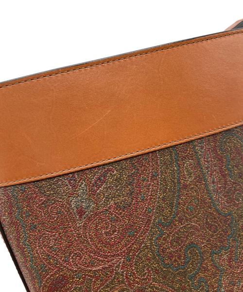 ETRO（エトロ）ETRO (エトロ) クラウンミーターコイズバケットバッグ ブラウンの古着・服飾アイテム