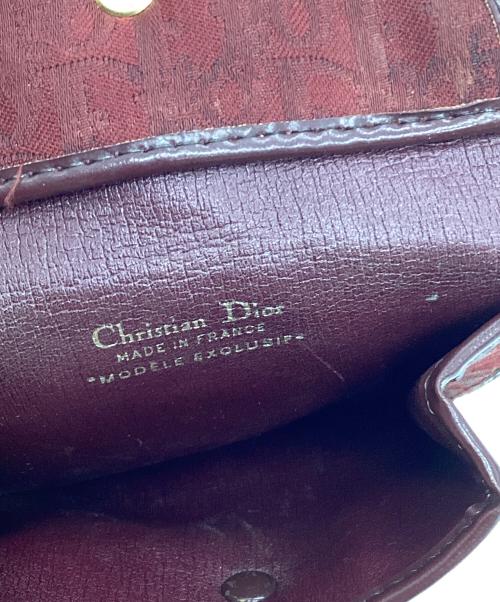 Christian Dior（クリスチャン ディオール）Christian Dior (クリスチャン ディオール) トロッターコインケース ワインレッドの古着・服飾アイテム
