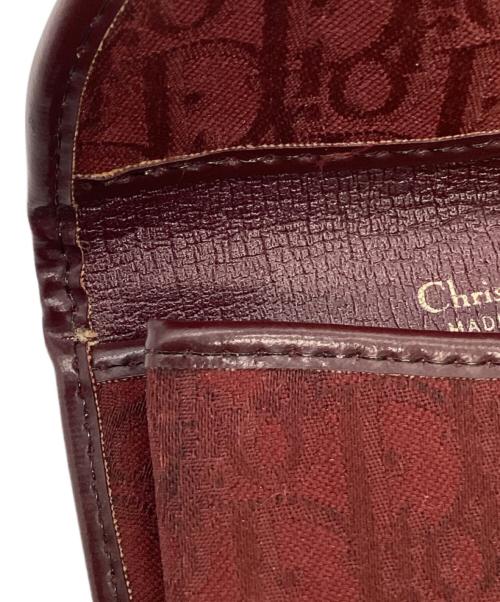 Christian Dior（クリスチャン ディオール）Christian Dior (クリスチャン ディオール) トロッターコインケース ワインレッドの古着・服飾アイテム