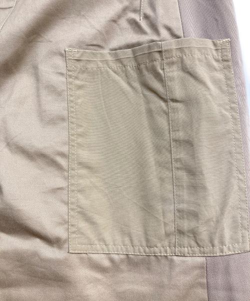 SEEALL（シーオール）SEEALL (シーオール) 再構築ワークパンツ ベージュ サイズ:3の古着・服飾アイテム