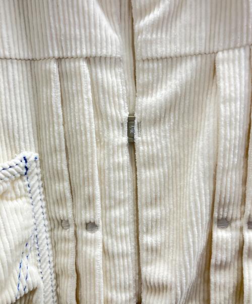 Wrangler（ラングラー）Wrangler (ラングラー) F/CE. (エフシーイー) コーデュロイジャケット アイボリー サイズ:Mの古着・服飾アイテム