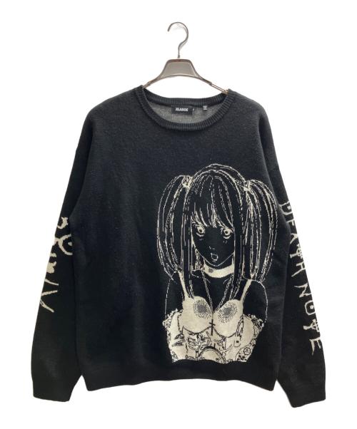 X-LARGE（エクストララージ）X-LARGE (エクストララージ) DEATHNOTE (デスノート) MISA KNITSWEATER ブラック サイズ:XLの古着・服飾アイテム