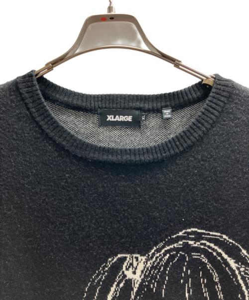 X-LARGE（エクストララージ）X-LARGE (エクストララージ) DEATHNOTE (デスノート) MISA KNITSWEATER ブラック サイズ:XLの古着・服飾アイテム