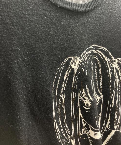 X-LARGE（エクストララージ）X-LARGE (エクストララージ) DEATHNOTE (デスノート) MISA KNITSWEATER ブラック サイズ:XLの古着・服飾アイテム
