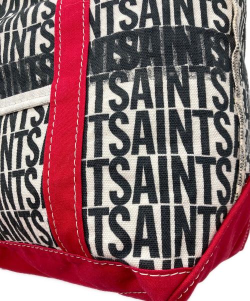 SAINT MICHAEL（セントマイケル）SAINT MICHAEL (セントマイケル) キャンバストートバッグ アイボリー×レッドの古着・服飾アイテム