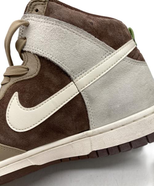 NIKE（ナイキ）NIKE (ナイキ) DUNK HI RETRO PREMIUM ブラウン サイズ:27.5の古着・服飾アイテム