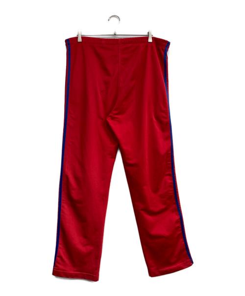 adidas（アディダス）adidas (アディダス) トラックパンツ レッド×ブルー サイズ:Lの古着・服飾アイテム