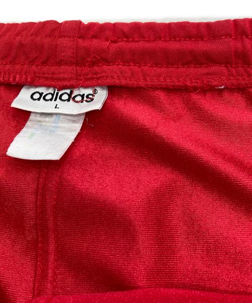 adidas（アディダス）adidas (アディダス) トラックパンツ レッド×ブルー サイズ:Lの古着・服飾アイテム