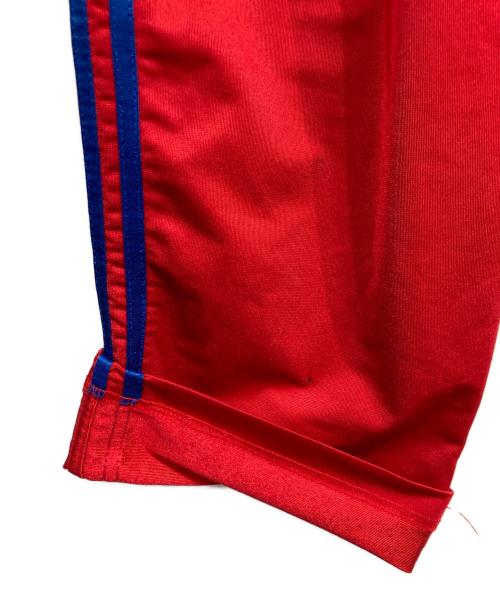 adidas（アディダス）adidas (アディダス) トラックパンツ レッド×ブルー サイズ:Lの古着・服飾アイテム