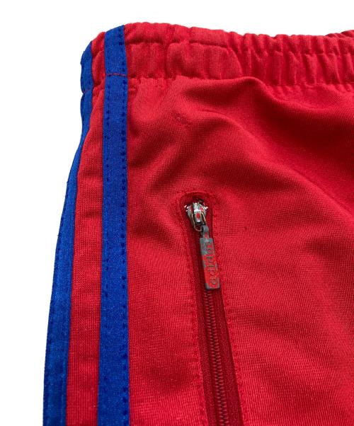 adidas（アディダス）adidas (アディダス) トラックパンツ レッド×ブルー サイズ:Lの古着・服飾アイテム