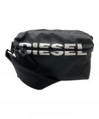 DIESELディーゼル）の古着「ロゴプリントショルダーバッグ」｜ブラック
