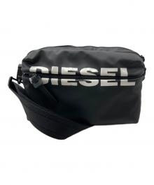 DIESEL（ディーゼル）の古着「ロゴプリントショルダーバッグ」｜ブラック