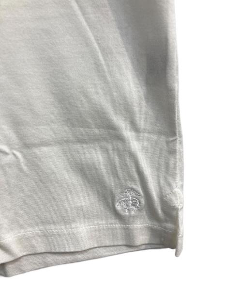 BROOKS BROTHERS（ブルックスブラザーズ）BROOKS BROTHERS (ブルックスブラザーズ) ロゴ刺繍TEE ホワイト サイズ:Sの古着・服飾アイテム