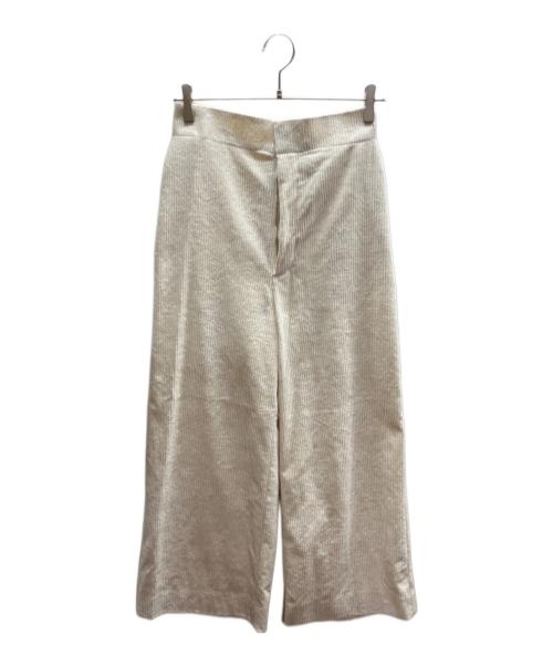 YORI（ヨリ）YORI (ヨリ) shirocon (シロコン) チャンキーコーデュロイパンツ アイボリー サイズ:SIZE 38の古着・服飾アイテム