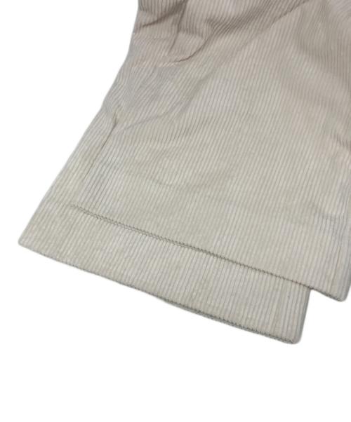 YORI（ヨリ）YORI (ヨリ) shirocon (シロコン) チャンキーコーデュロイパンツ アイボリー サイズ:SIZE 38の古着・服飾アイテム