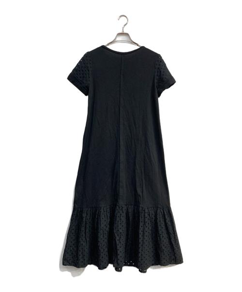 MARONENONFEE（マーロンエノンフィ）MARONENONFEE (マーロンエノンフィ) フレアレースロングワンピース ブラック サイズ:38の古着・服飾アイテム