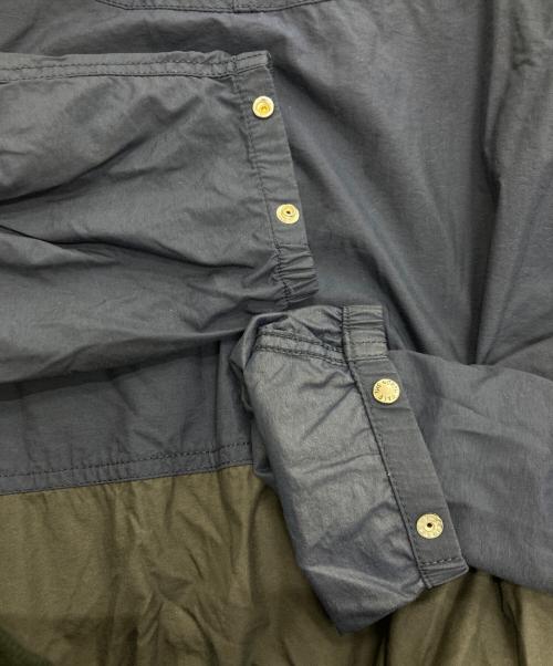 THE NORTHFACE PURPLELABEL（ザ・ノースフェイス パープルレーベル）THE NORTHFACE PURPLELABEL (ザ・ノースフェイス パープルレーベル) Mountain Field Pullover ネイビー×グレー サイズ:Mの古着・服飾アイテム